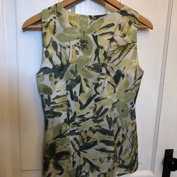 Banana Republic Palm Print Blouse - Picture 3 of 4